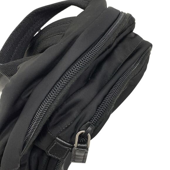 Prada Backpack 2VZ013 Black Navy Multi Nylon Leather main image 10